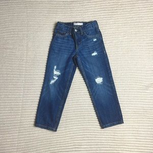 Distressed Levi’s 502